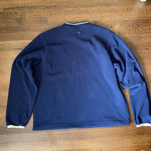 The North Face Men’s Navy Fleece Pullover Large - Picture 6 of 15